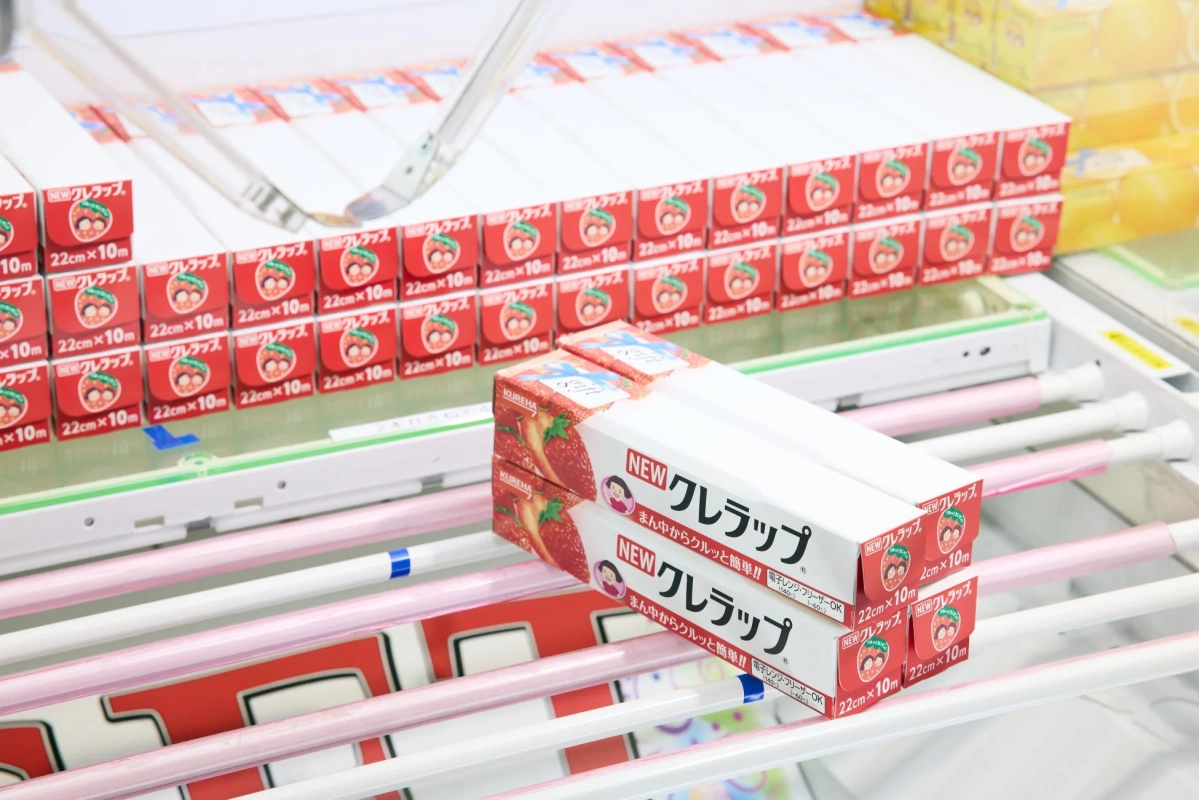 クレラップが積まれたクレーンゲームの景品画像