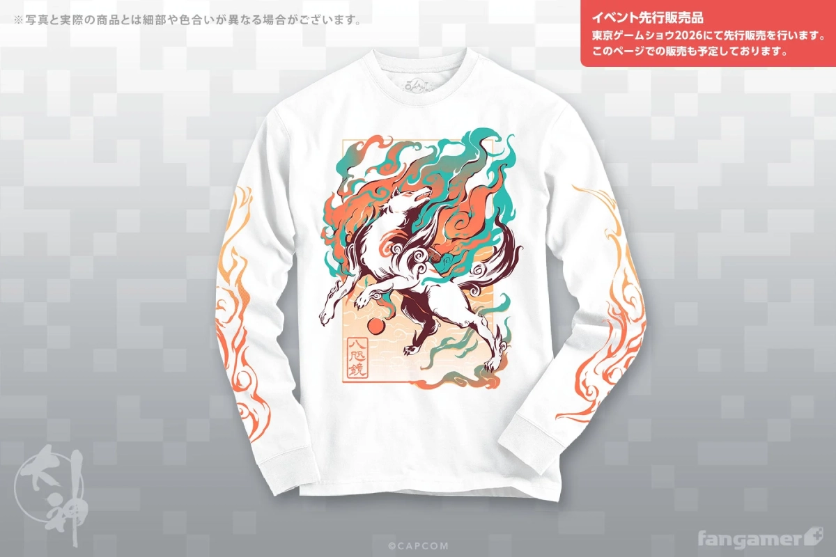 八咫鏡 ロングスリーブTシャツ