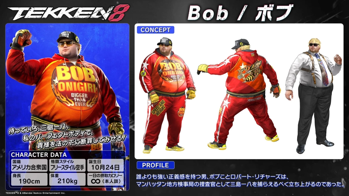 ボブのキャラクター紹介