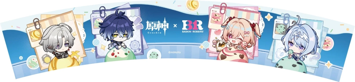 原神 フレッシュパック ミニカップデザイン