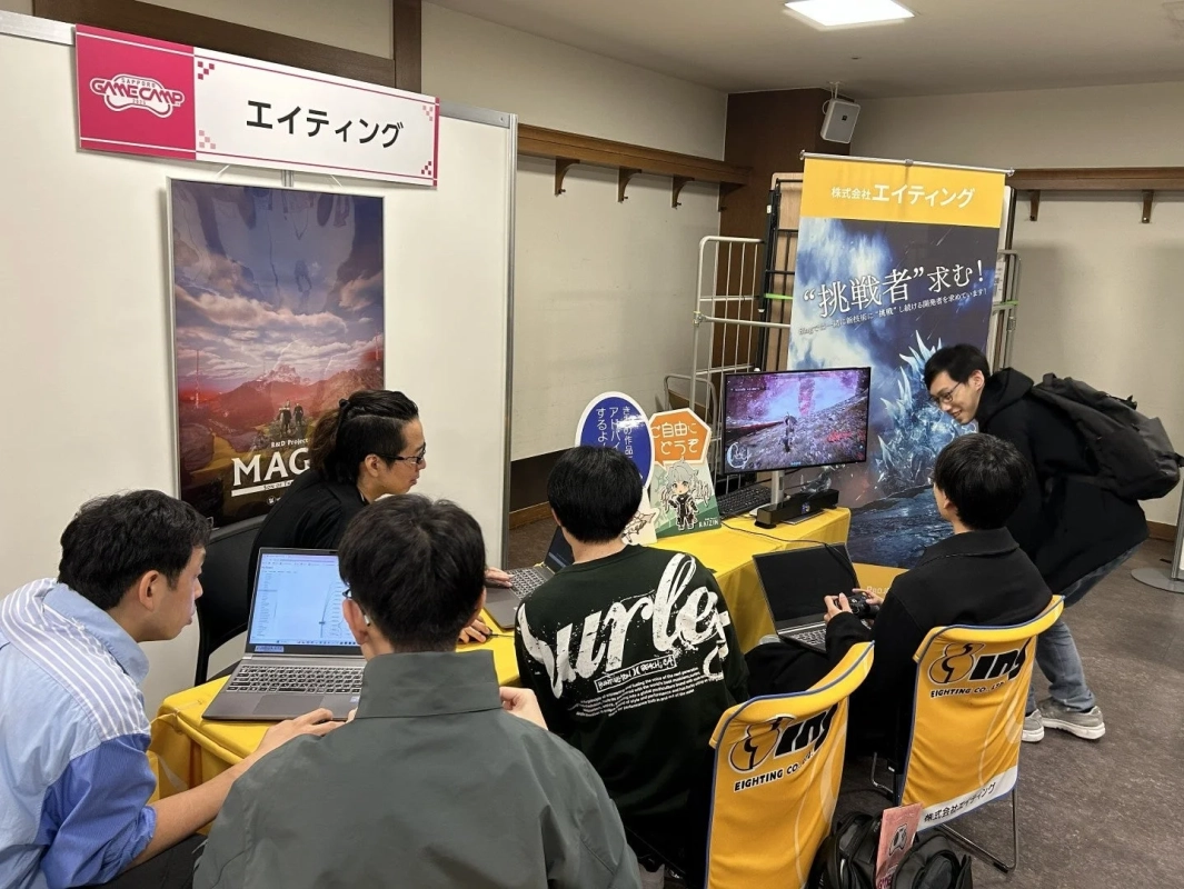 ゲーム企業ブースの様子