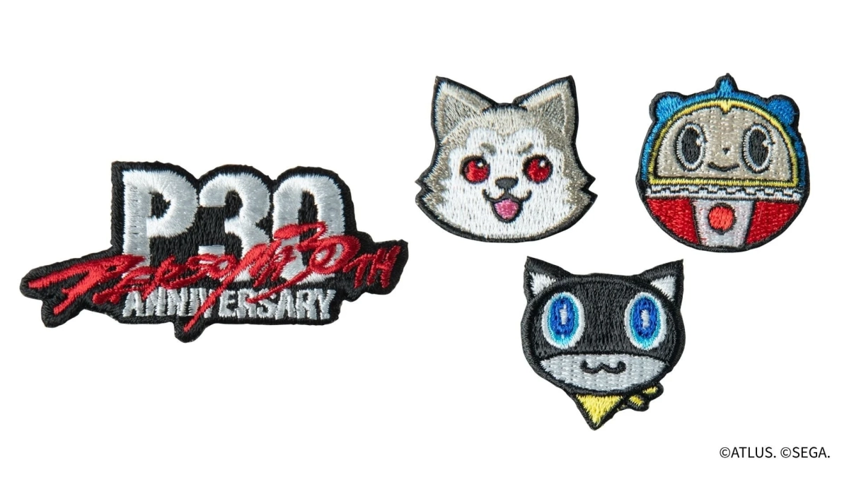 ペルソナ30th 刺繍ステッカー(マスコットキャラクター)