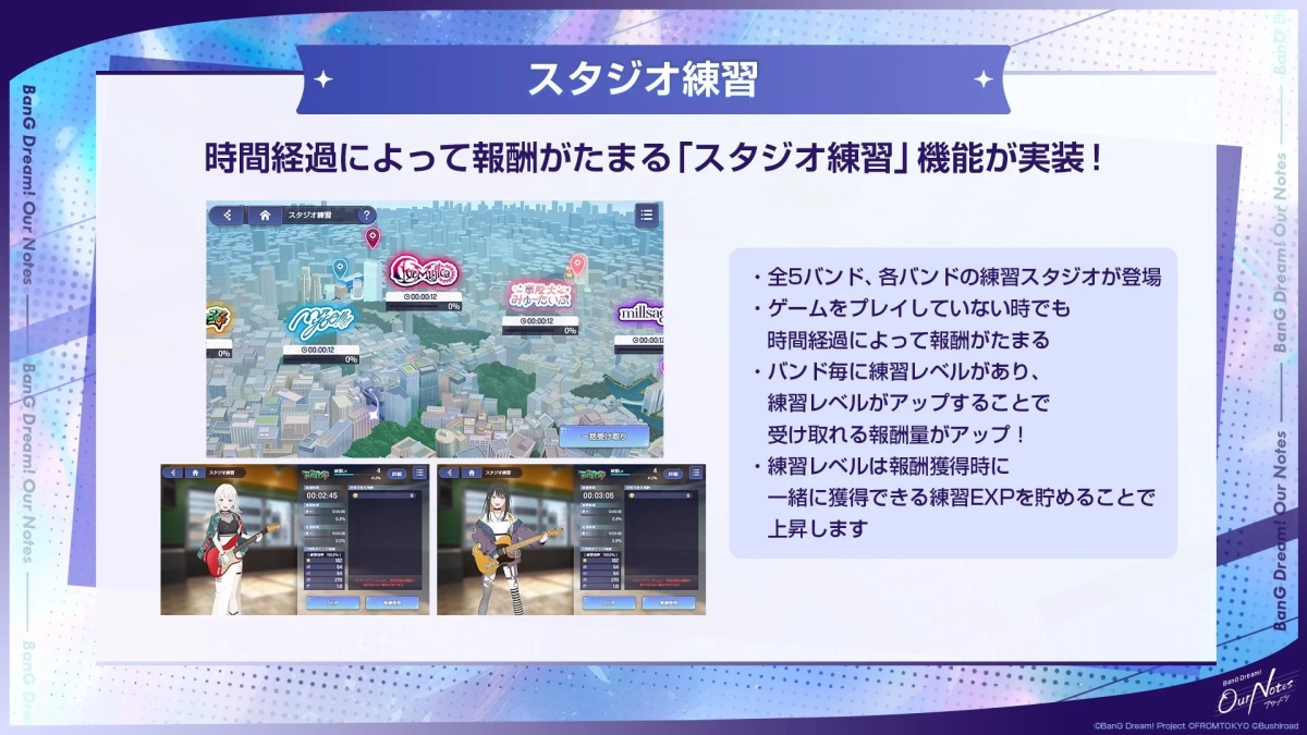 スタジオ練習
