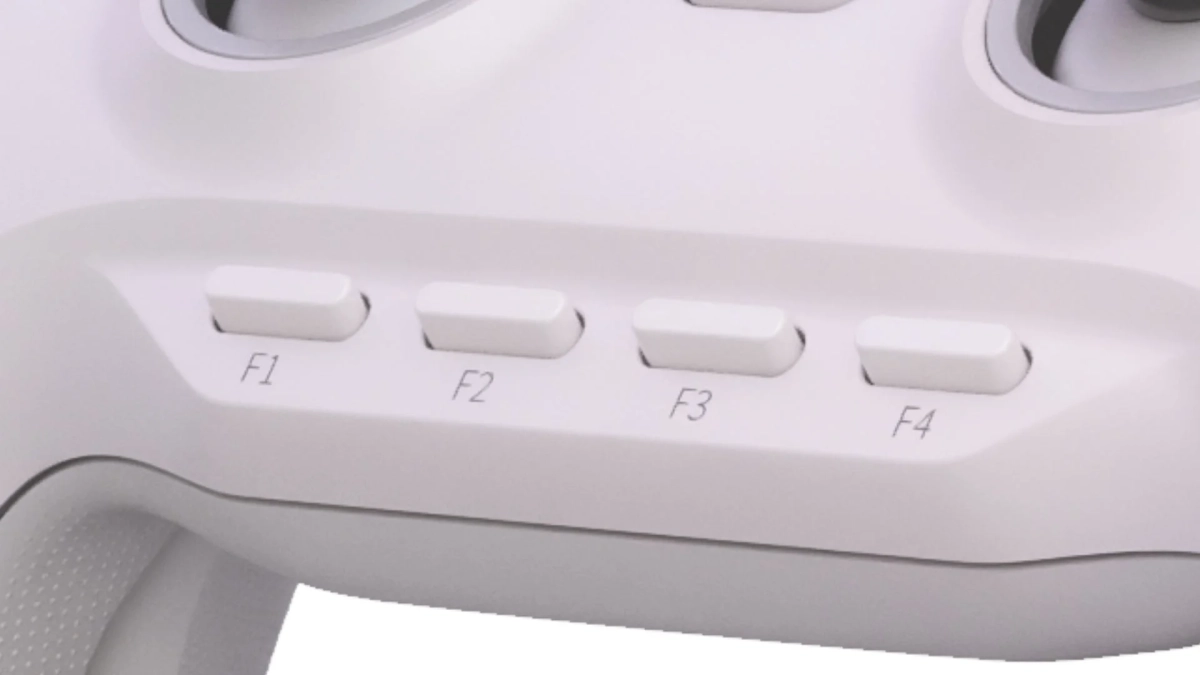 F1、F2、F3、F4と記された4つの機能ボタンが並んでいます。