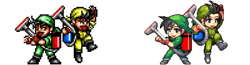 キャラクター比較