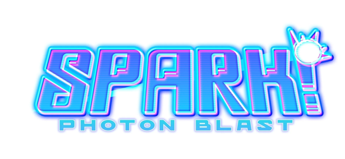 SPARK! PHOTON BLAST グリッチロゴ