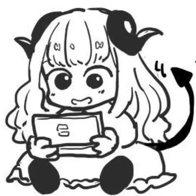 デフォルメされた可愛いキャラクターがノートパソコンを操作しているイラスト