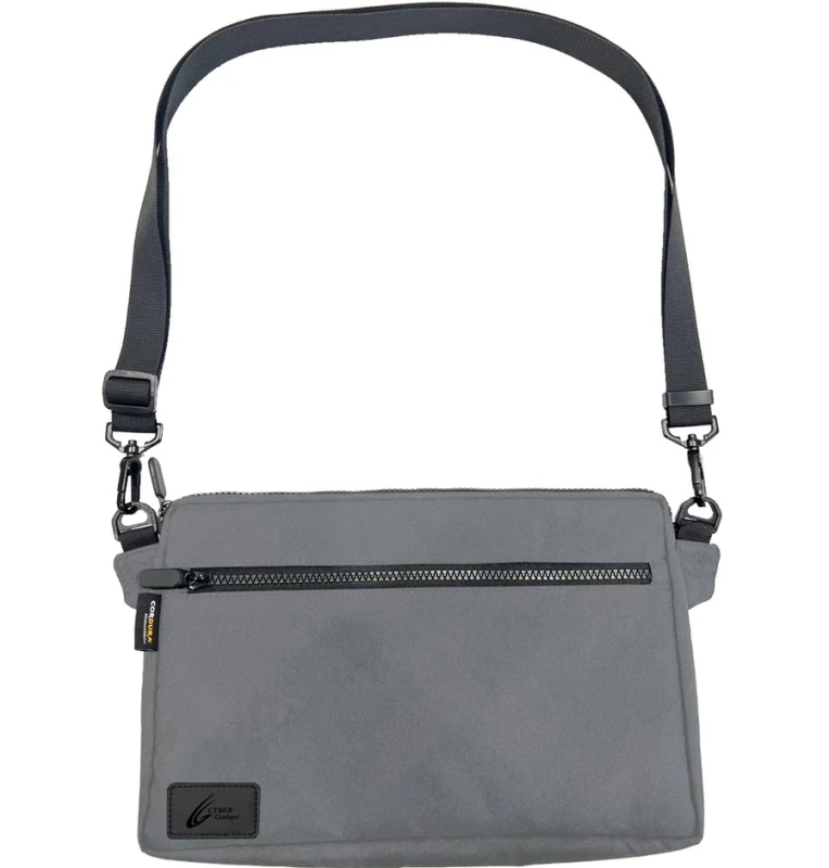 グレーのCYBER・CORDURA®サコッシュ