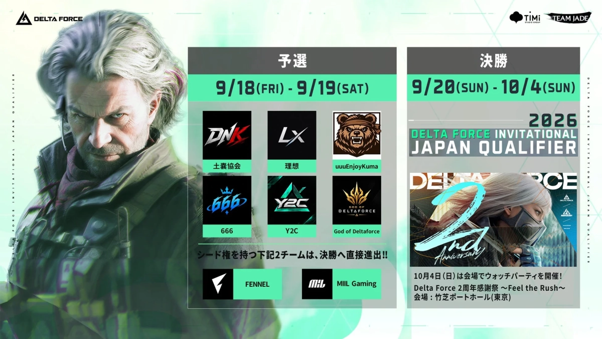 Delta Force Invitational Japan Qualifier情報