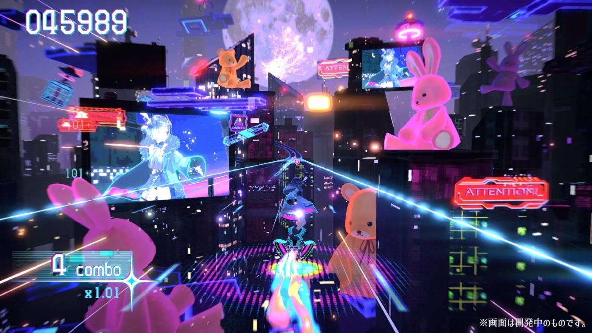 リズムゲーム画面