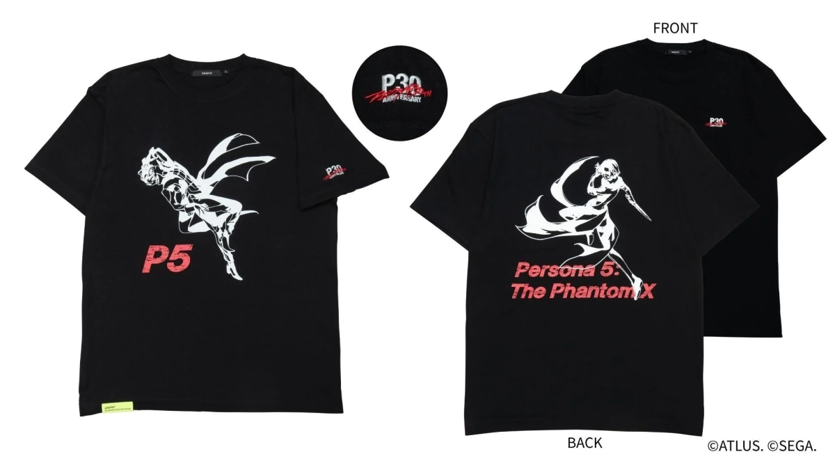ペルソナ30th Tシャツ(P5/P5X)