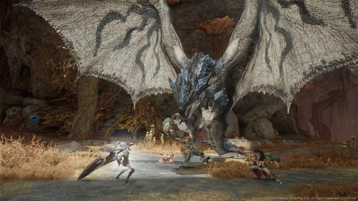 モンスターハンターアウトランダーズ ゲームプレイ画面