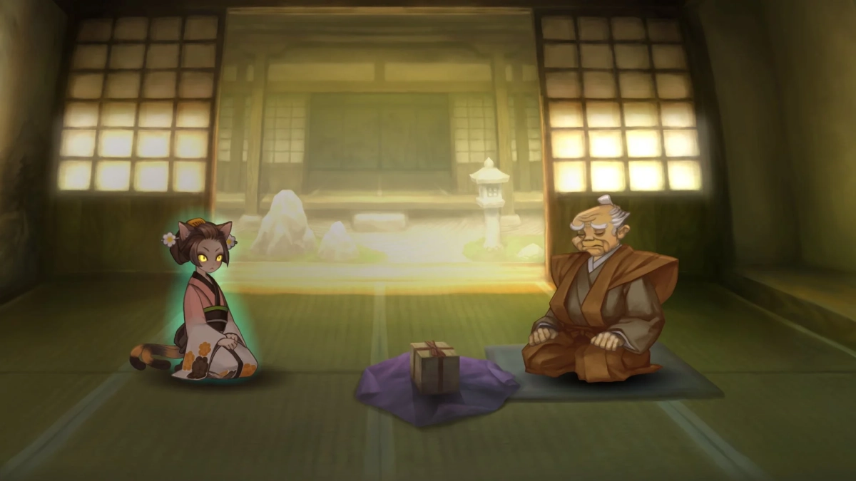 猫耳少女と老人